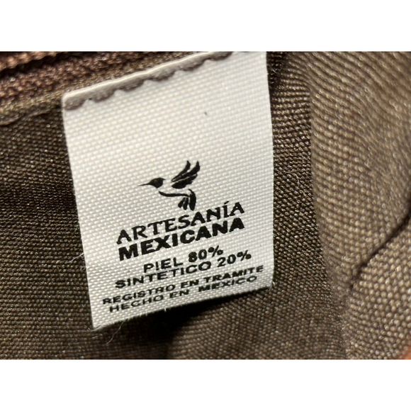 Dark Forest Green Sunflower Embossed Tooled Artisan LEATHER Crossbody Bag Purse - Picture 16 of 16